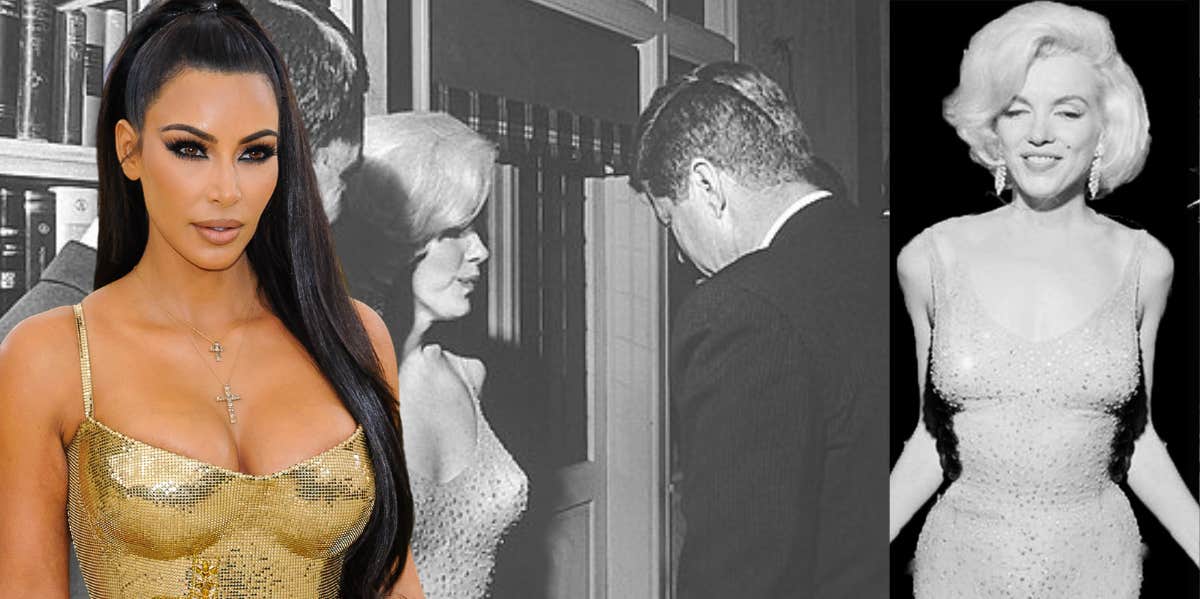 Kim Kardashian Wore Another Iconic Marilyn Monroe Dress to the Met Gala  After-Party