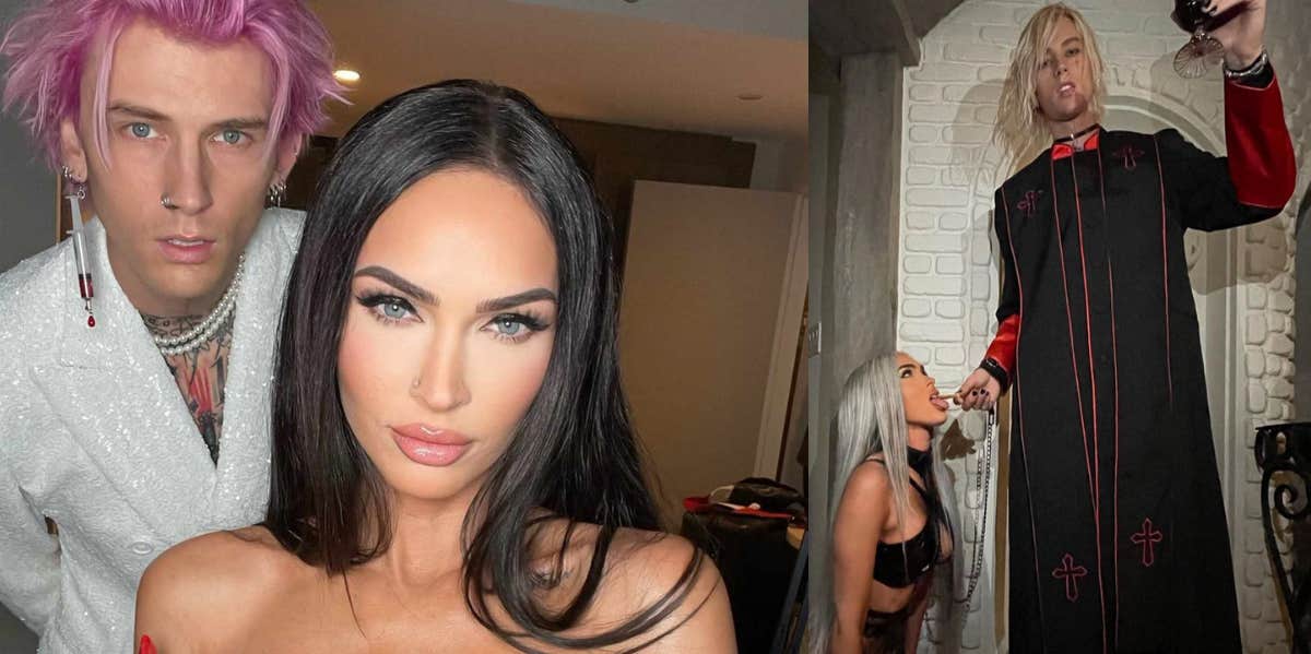 1200px x 599px - Megan Fox Called Out Over Halloween Photo With MGK | YourTango