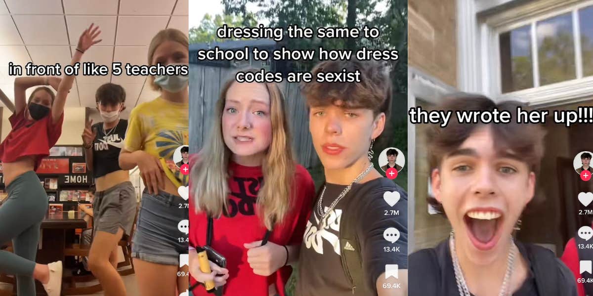 Inspirational' primary schoolboy who feels most comfortable in girls'  clothes praised for wearing pinafore to class | The Scottish Sun