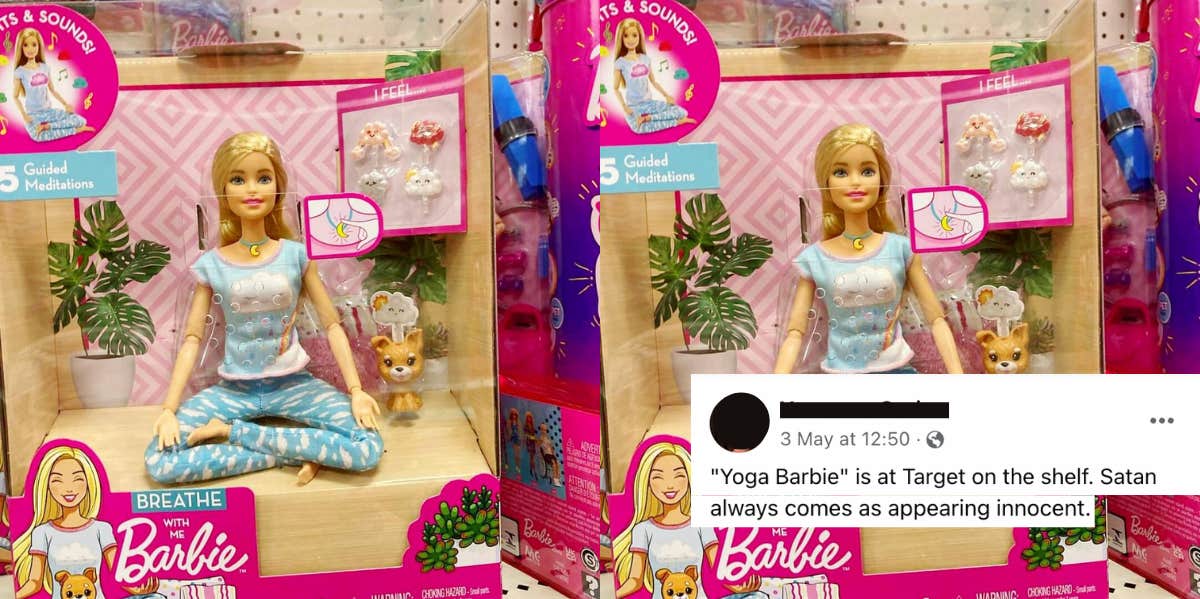 Christian influencer warns that 'Yoga Barbie' spreads Satanism