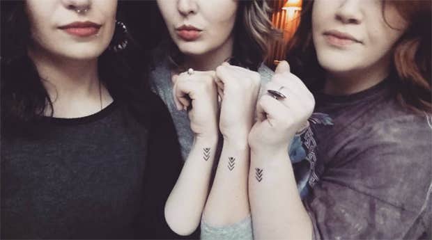 Would you get a matching BFF tattoo? - Woo