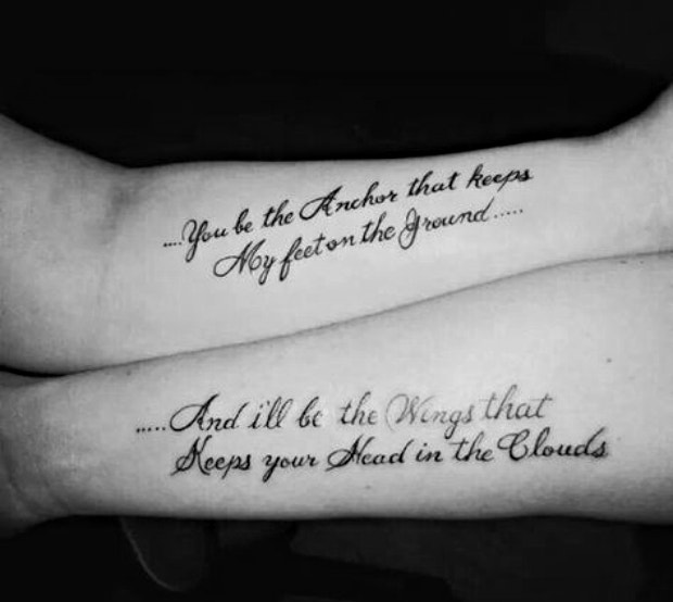 anchor tattoos for girls with quotes