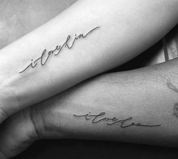 25 Romantic And Sweet Couple Matching Tattoo Designs For You - Women  Fashion Lifestyle Blog Shinecoco.com | Meaningful tattoos for couples, Couple  tattoos unique, Matching couple tattoos