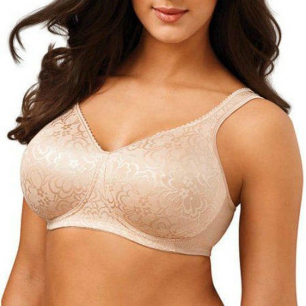 Playtex 38D Light Pink 18 Hour Perfect Lift Lace Wirefree Full