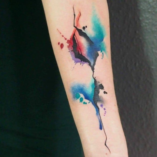 20 Tiny Watercolor Tattoos That Will Inspire You To Be Artsy AF