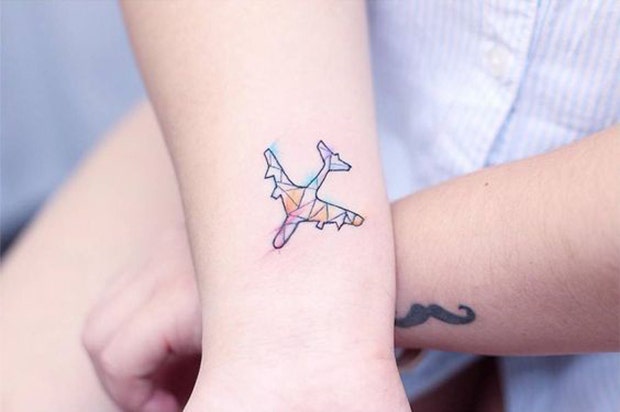 181 Tattooz Studio - Small tattoos are always adorable to have.. but this  small Elephant tattoo with fine linings, hit a different level of  cuteness.. A cute Elephant Tattoo with a paper