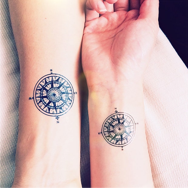 A beautifully customized Compass tattoo with Nature, these compass tattoos  are the best option for the one looking for the nautical de... | Instagram