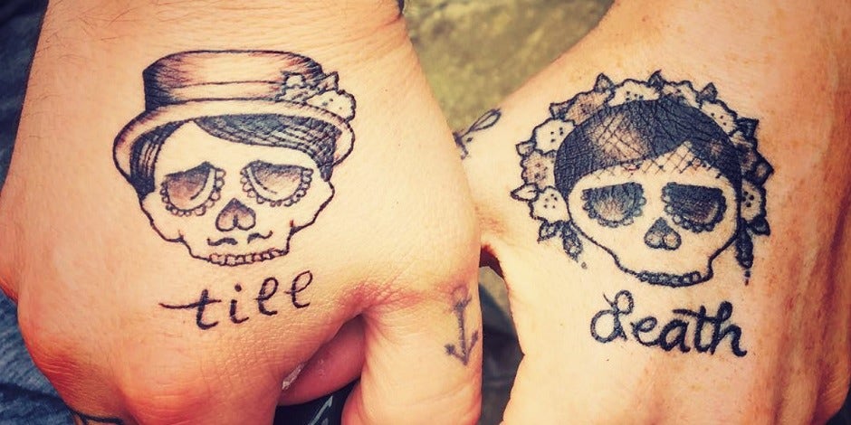 Discover 78 relationship skull love tattoo latest  thtantai2