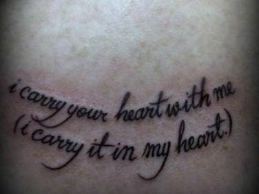 7 Short Quotes for Tattoos about Love for Him 
