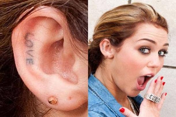 Celebrity Tattoos: Miley Cyrus Tattoo, Rihanna Tattoo, Bieber Tattoos