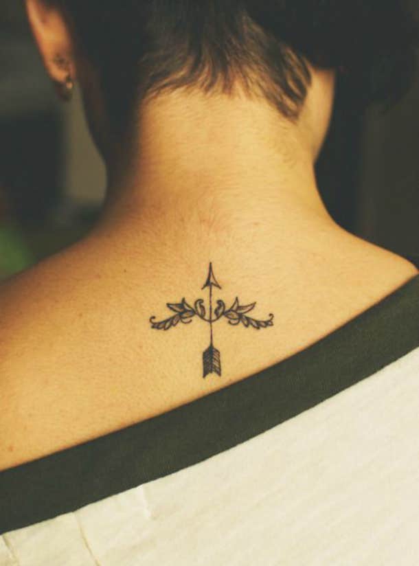 ☆LLeweLLyn Mejia☆ FOLK tattoos | Bareback riding archer, and tiny black dog  🐶 | Instagram