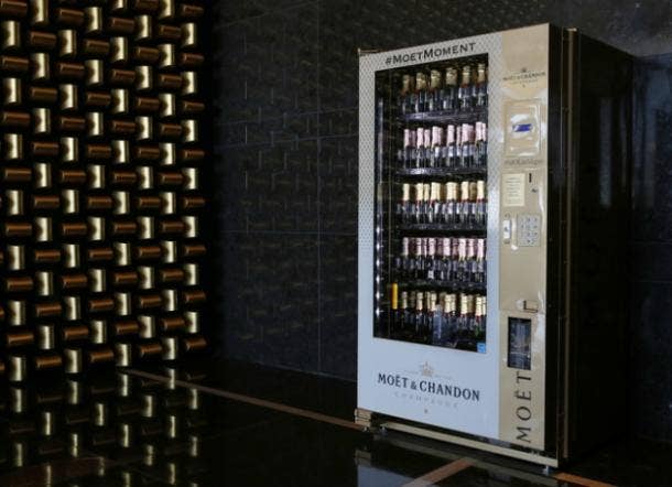 Moet & Chandon Moet & Chandon Champagne Vending Machine