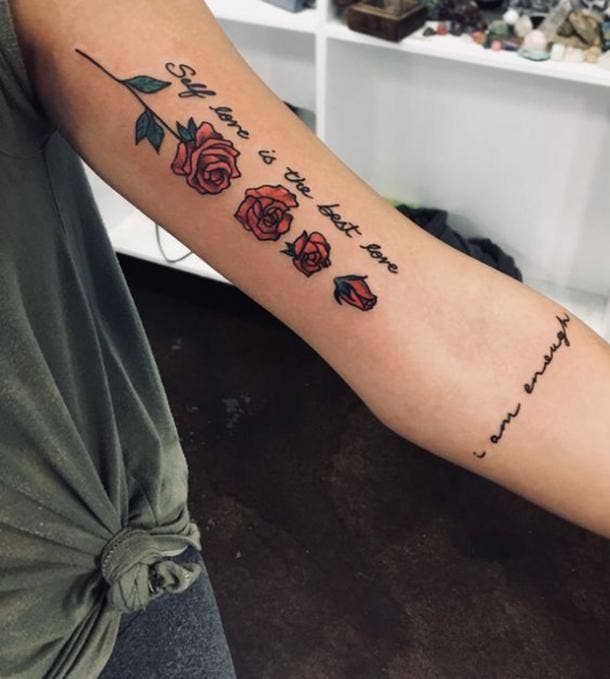 20 Lyrical Tattoos To Inspire The Soundtrack For Your Life  Cultura  Colectiva
