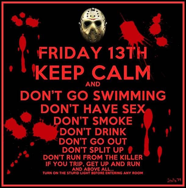 friday the 13th drinking game