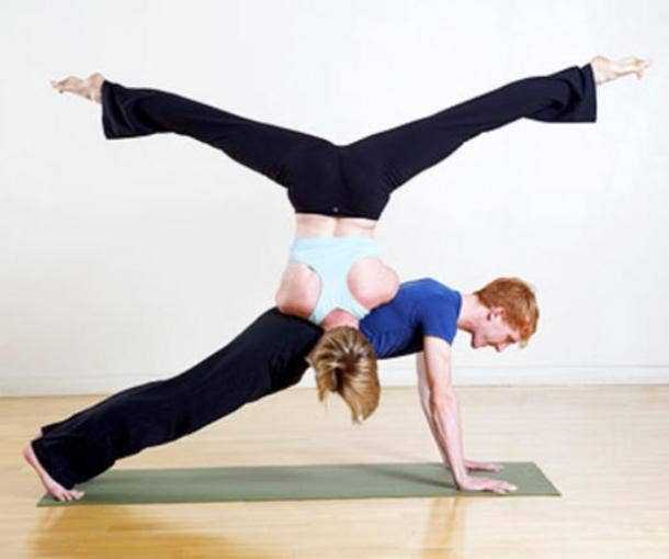 168 Me gusta, 6 comentarios - Sandra ‍♀️ (@endorfun_machine) en Instagram:  "This is one of those pos… | Cool yoga poses, Couples yoga poses, Yoga  poses for two