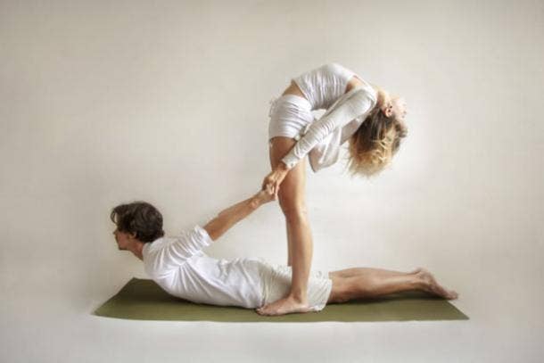 Yoga Poses for Two People: 14 Easy to Hard Partner Yoga Poses - Fitsri Yoga,  duo yoga poses - thirstymag.com