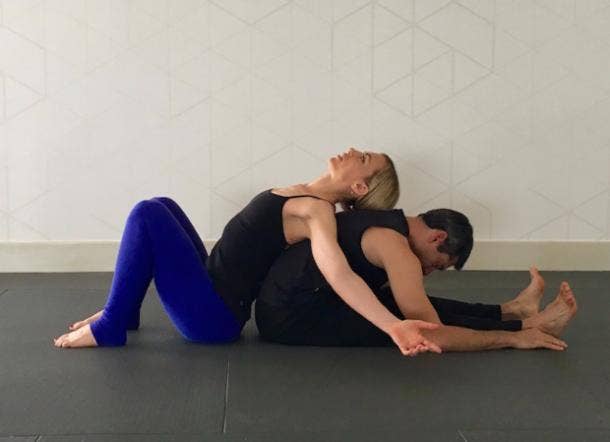 25 Couple Yoga Poses That Will Make You Feel Healthier & Get You Ready For  2019