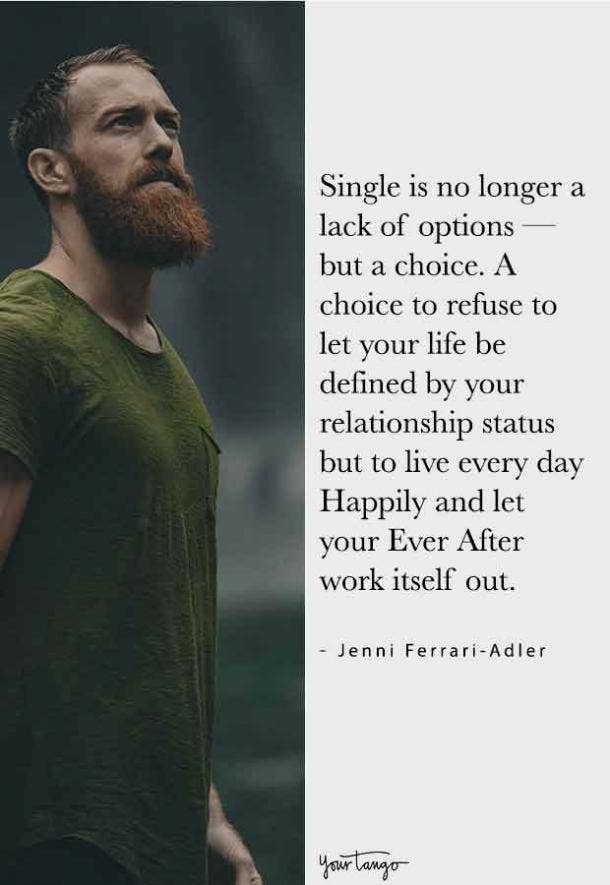 being single is my attitude quotes