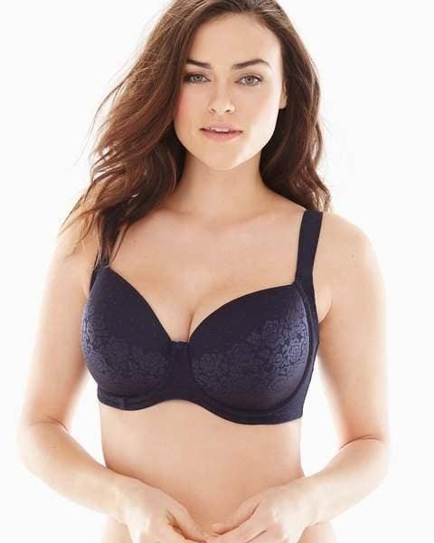 Breezies Diamond Shimmer Unlined Support Bra 