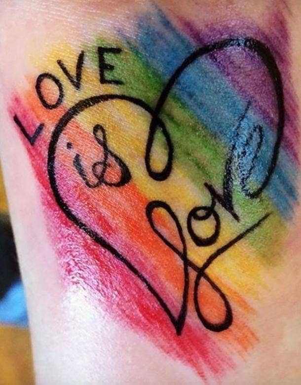 I just wanted to share som LGBT tattoos I found while looking for tattoo  designs. I plan on getting a tattoo when I'm 18(got a year left) but none  of these are