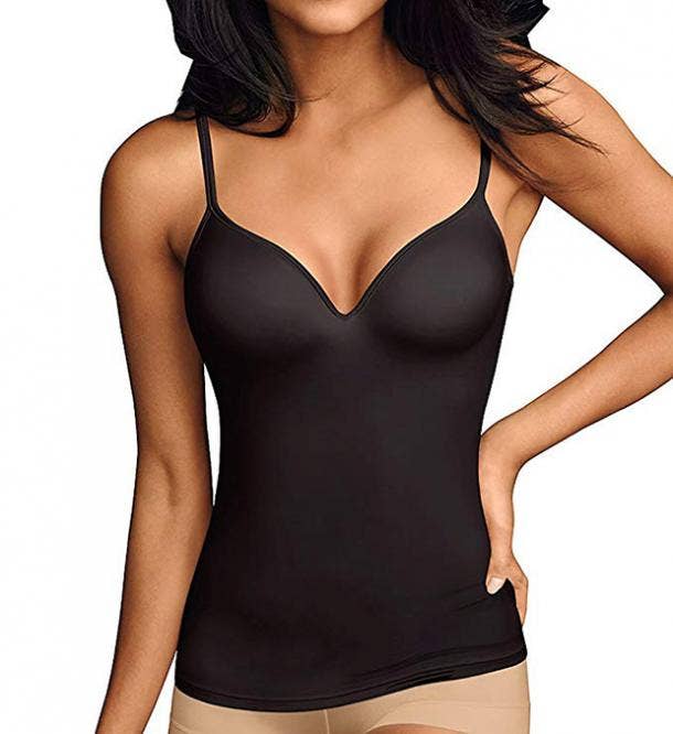 Cupid Women s Firm Control Underarm Smoothing Shaping Camisole Shapewear