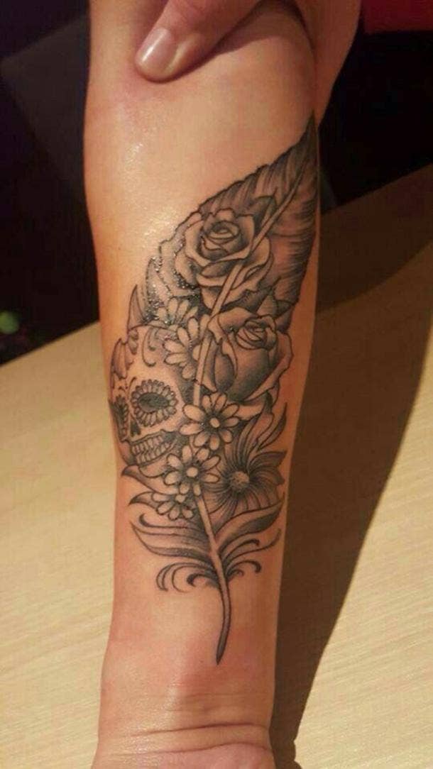 Girls with Skull Tattoos  Tattoo Ideas Artists and Models