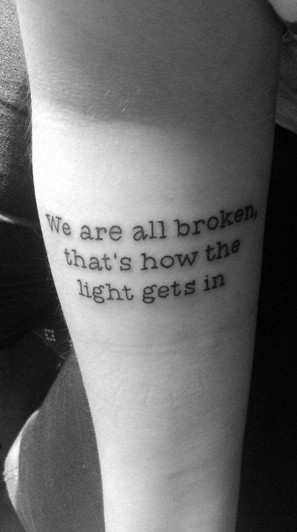 sad love tattoo quotes