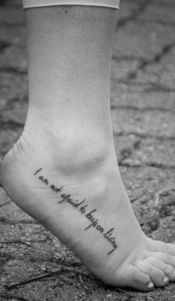 50 Best Quote Tattoos To Inspire You To Live Your Best Life Every