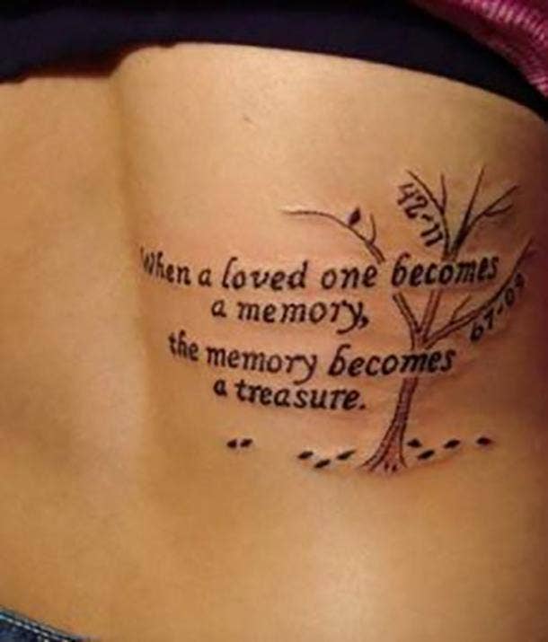 7 Emotional Memorial Tattoos to Honor Loved Ones – StayGlam