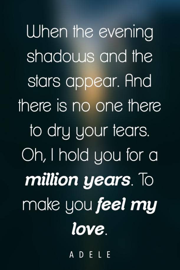 Adele – Make You Feel My Love Lyrics