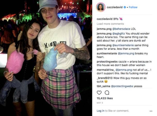 Cazzie David is dating and lives with Mac Miller's brother