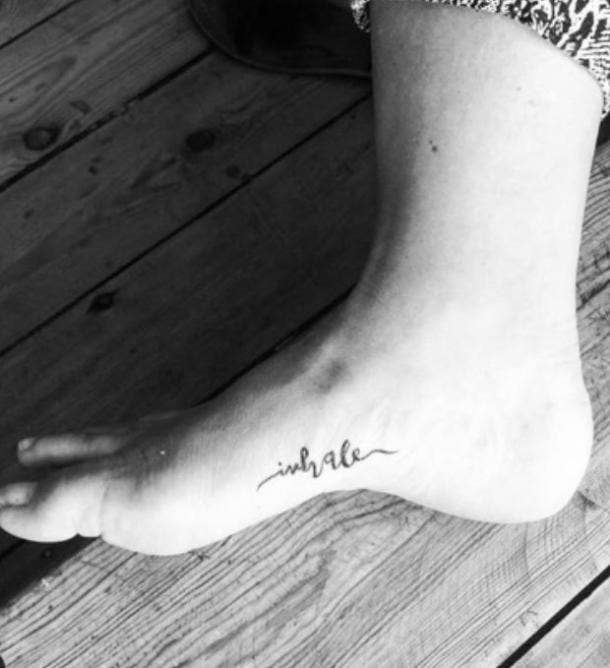 TattooCharm - Words of blessing, text tattoo. #legtattoo... | Facebook