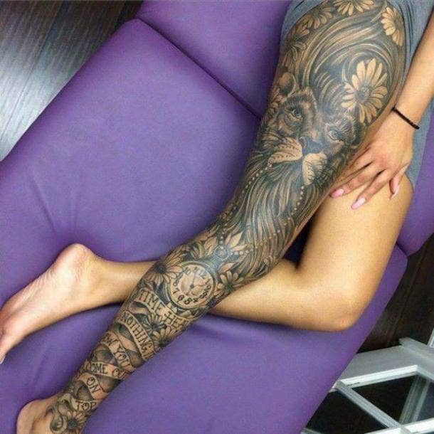 Koi Fish Thigh Tattoo Designs, Ideas and Meaning - Tattoos For You