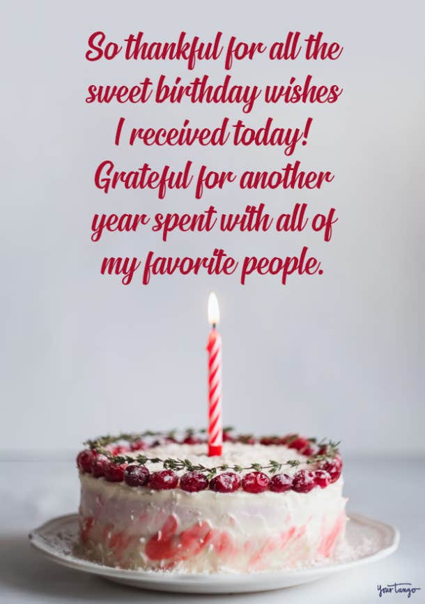 thanks birthday wishes for facebook
