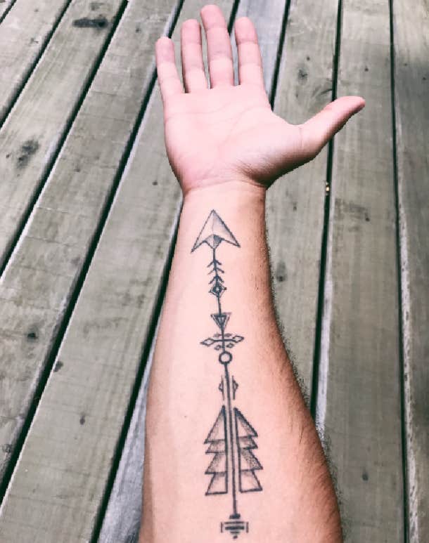 Buy Arrow and Bow Temporary Tattoos set of 6 Minimalist Bow and Online in  India  Etsy
