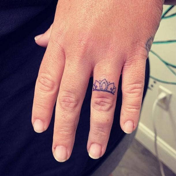 New School Wedding Ring Tattoos for Men  Come check out mor  Flickr