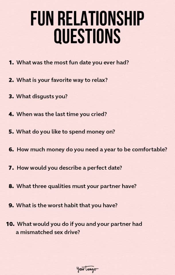 50 Relationship Questions To Improve Your Love Life