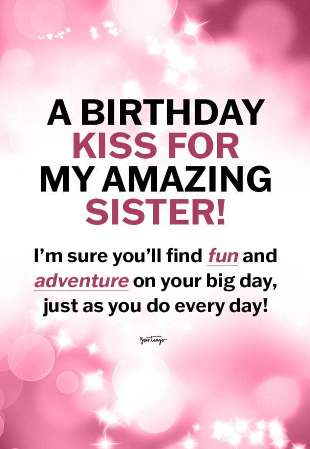 100 Best Happy Birthday Quotes Wishes For Sisters Yourtango