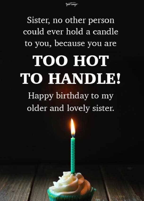 funny birthday quotes for sister
