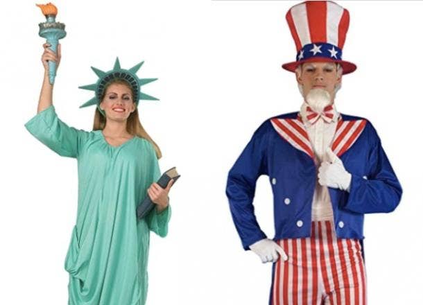 homemade uncle sam costume