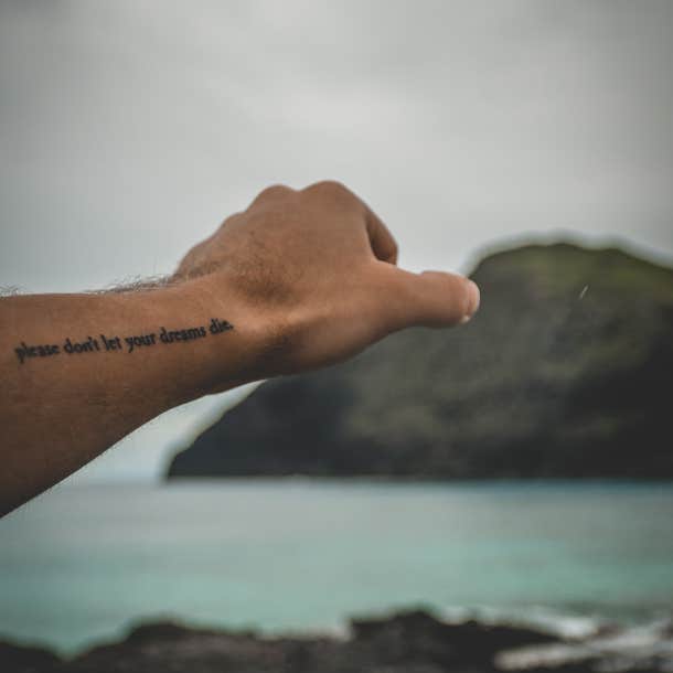 Tattoo tagged with: small, micro, eunwoo, languages, tiny, ifttt, little,  peace and love, english, minimalist, inner forearm, quotes, english tattoo  quotes | inked-app.com