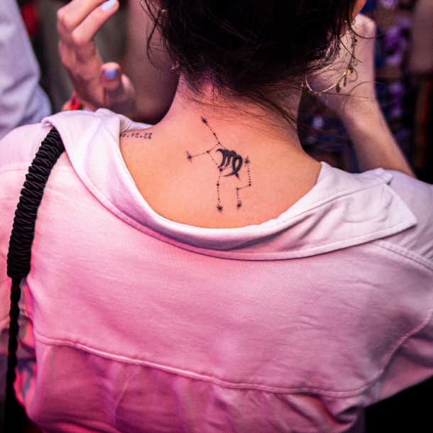 virgo tattoo glyph constellation