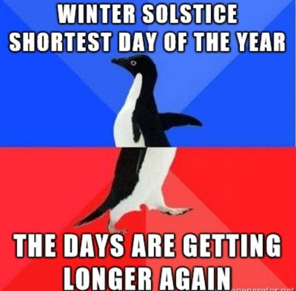 28 Winter Solstice Memes To Distract You From The Bitter