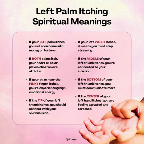 Left Hand Itching Meaning  