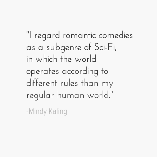 mindy kaling quote about being single