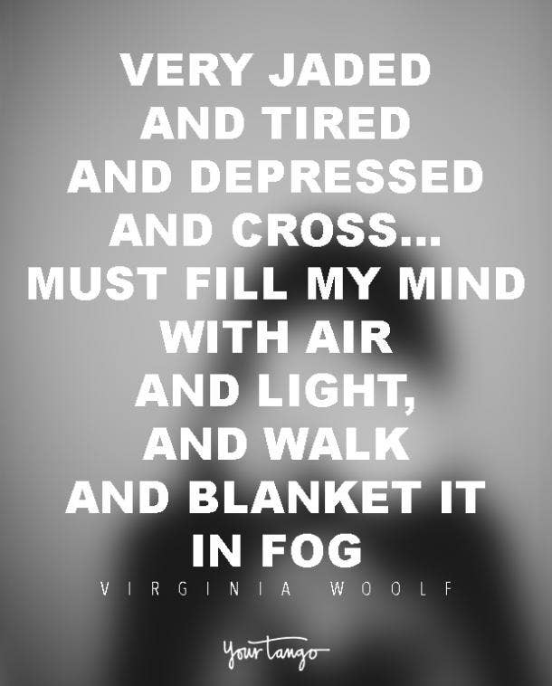 virginia woolf depression quote