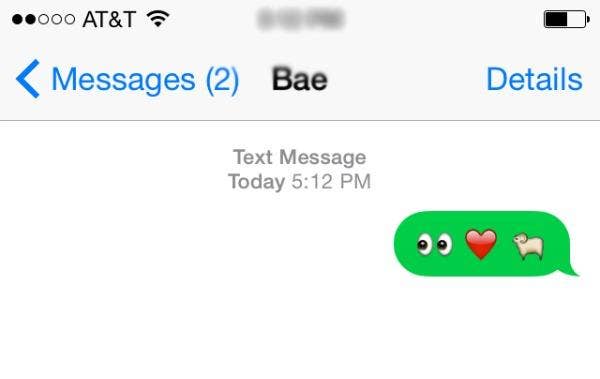 cute emoji texts to boyfriend