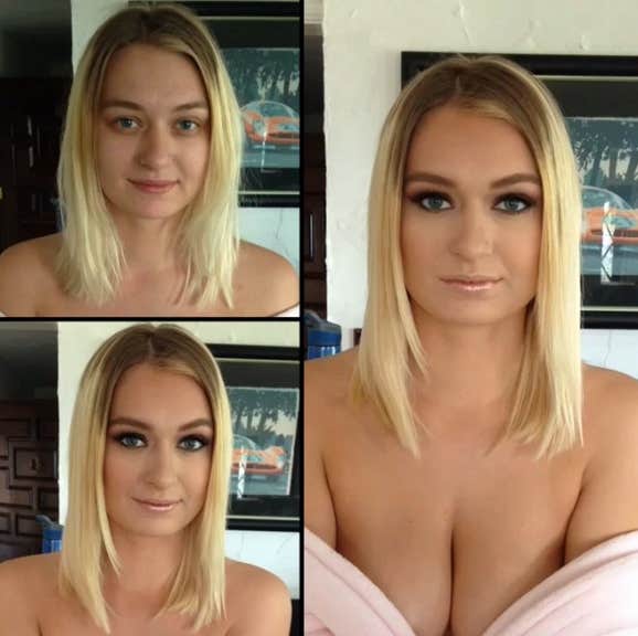 578px x 576px - These Before/After Makeup Photos Prove Porn Stars Are Just Like Us |  YourTango