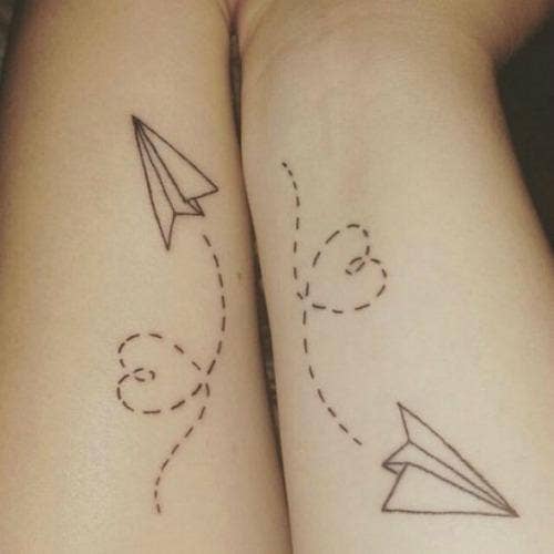 Flight of the Paper Plane Tattoo