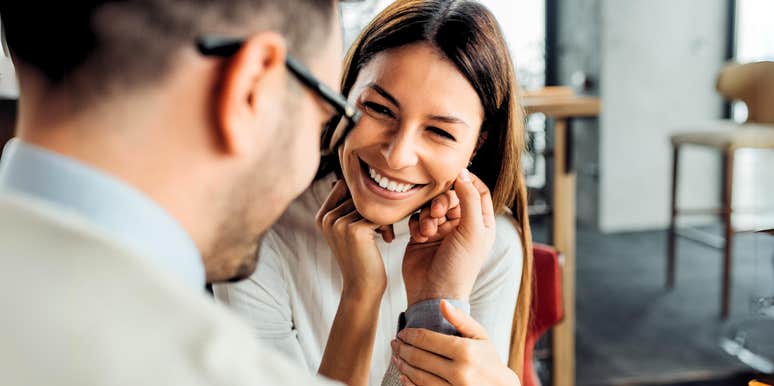 woman keeping man interested